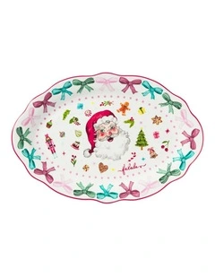 Maxwell & Williams Fa la la Oval Platter 35.5x24cm Gift Boxed