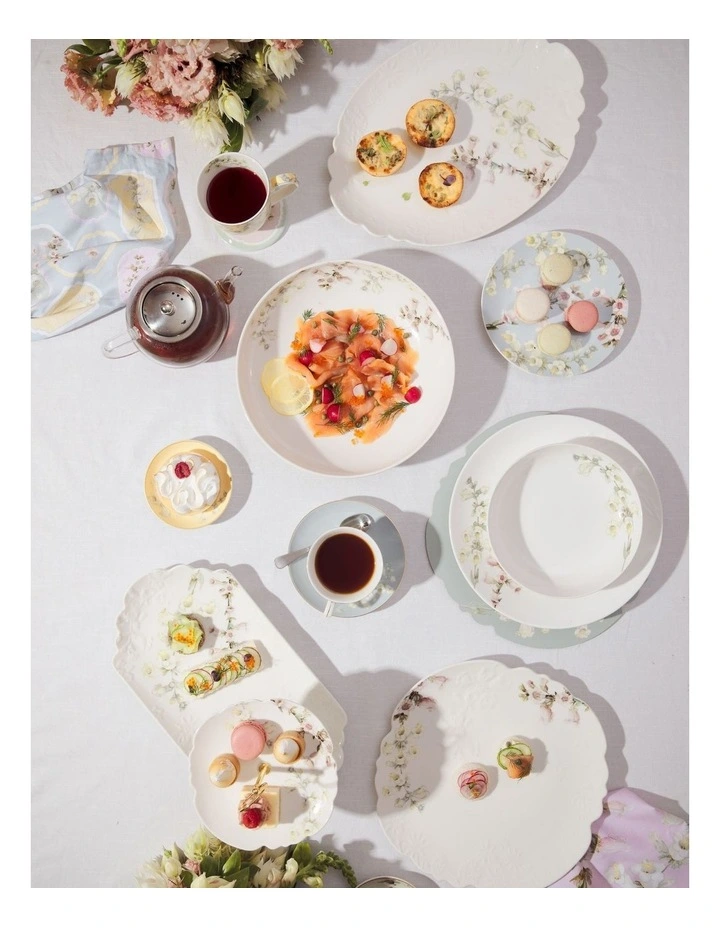 Royal Botanic Gardens Foxglove Scallop Platter 32cm Gift Boxed image 4