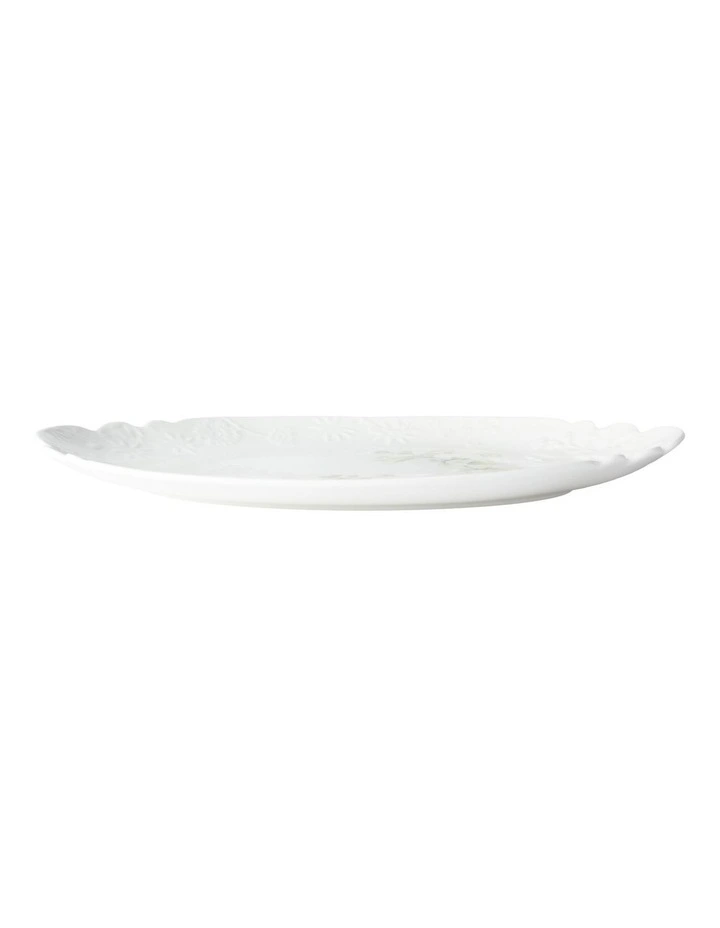 Royal Botanic Gardens Foxglove Scallop Oval Platter 37x23cm Gift Boxed image 3