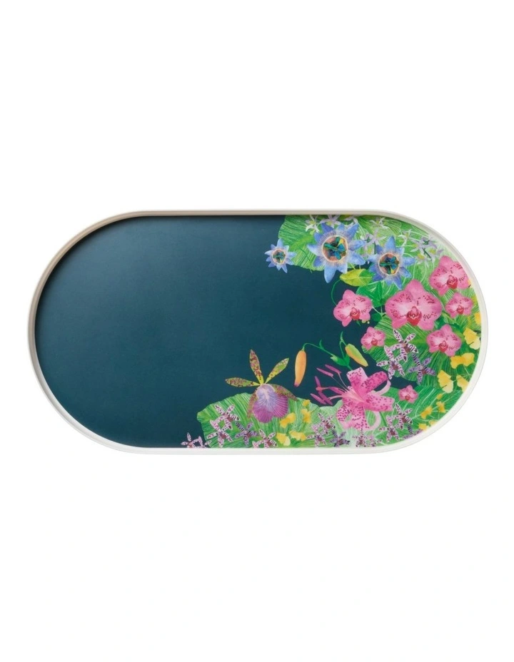 Tropical Twilight Melamine Serving Platter 43.5x23cm image 1