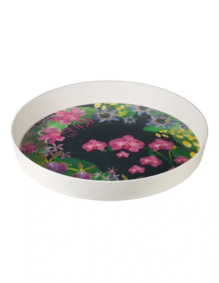 Tropical Twilight Melamine 7 Piece Divided Platter Set Gift Boxed image 2