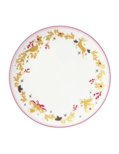 White Christmas 2026 Round Platter 35cm Gift Boxed