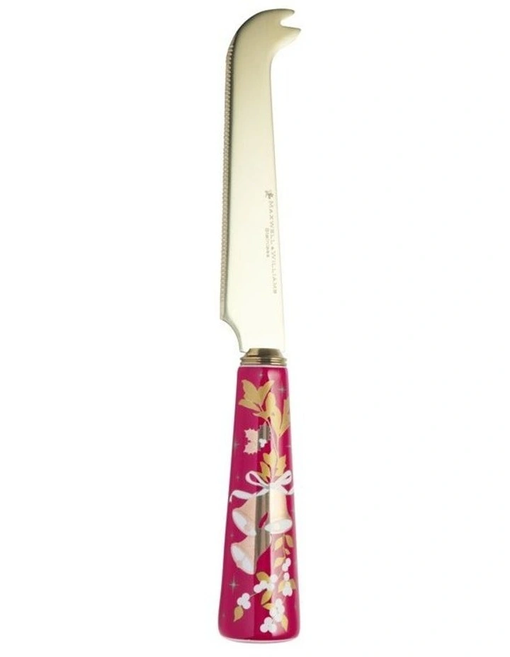 White Christmas 2026 Cheese Paddle & Knife Set Gift Boxed image 4
