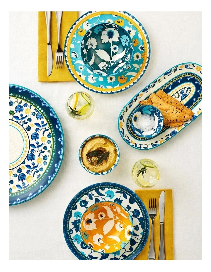 Rhapsody Round Platter 36.5cm Gift Boxed in Blue image 2