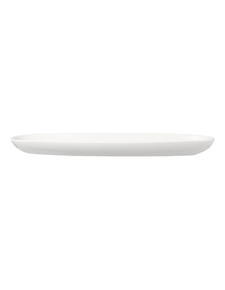 White Basics Oblong Platter 30x9cm in White image 3