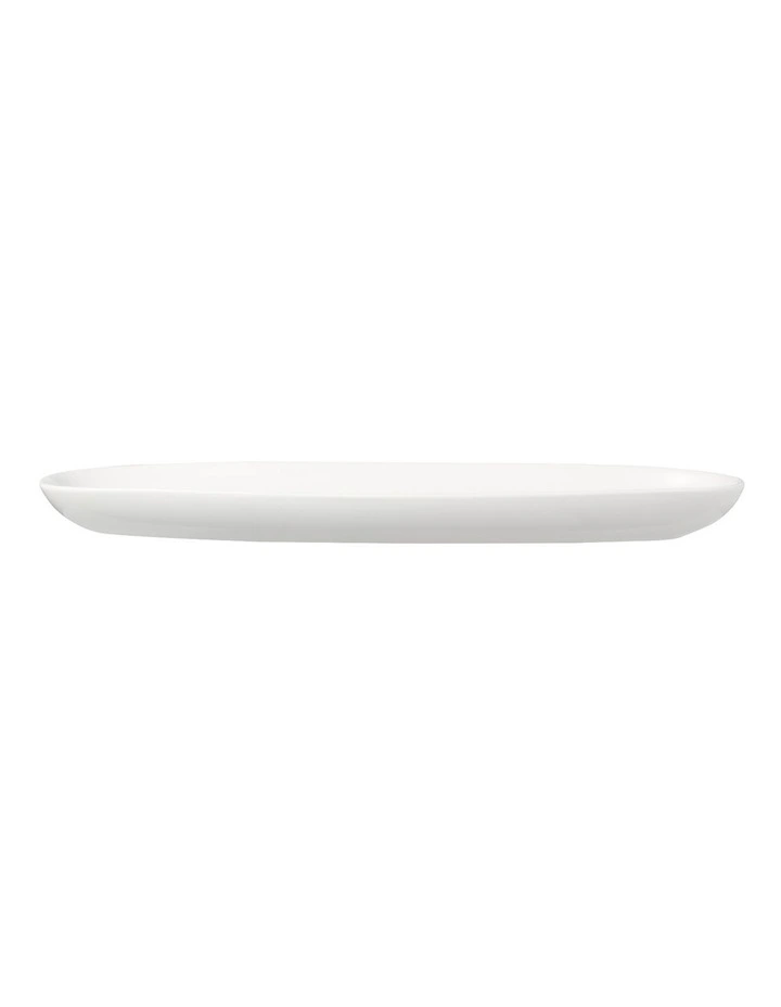 White Basics Oblong Platter 30x9cm in White image 3