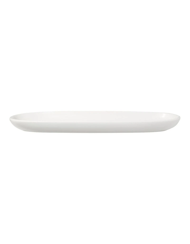 White Basics Oblong Platter 40x12.5cm in White image 3