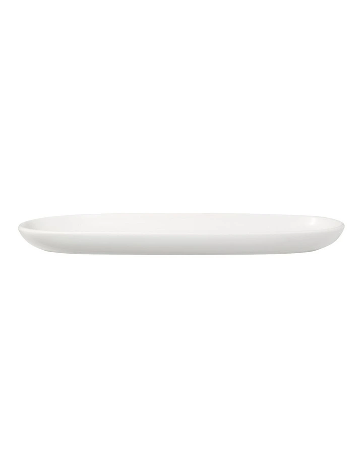 White Basics Oblong Platter 40x12.5cm in White image 3