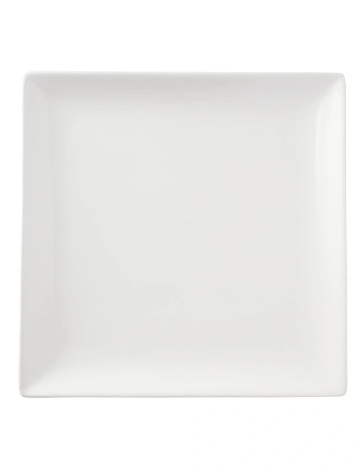 Banquet Square Platter 35cm Gift Boxed in White image 1
