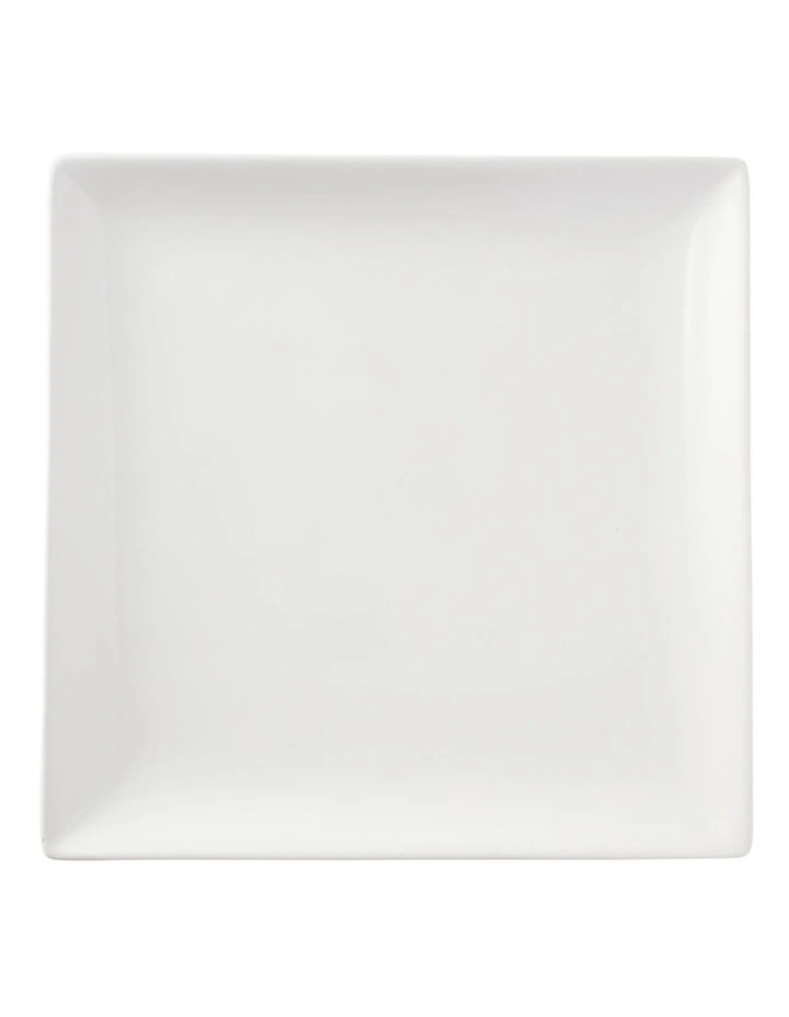 Banquet Square Platter 35cm Gift Boxed in White image 1