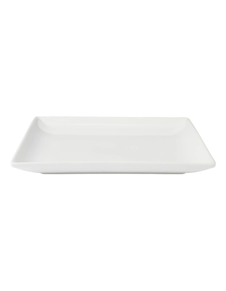Banquet Square Platter 35cm Gift Boxed in White image 2