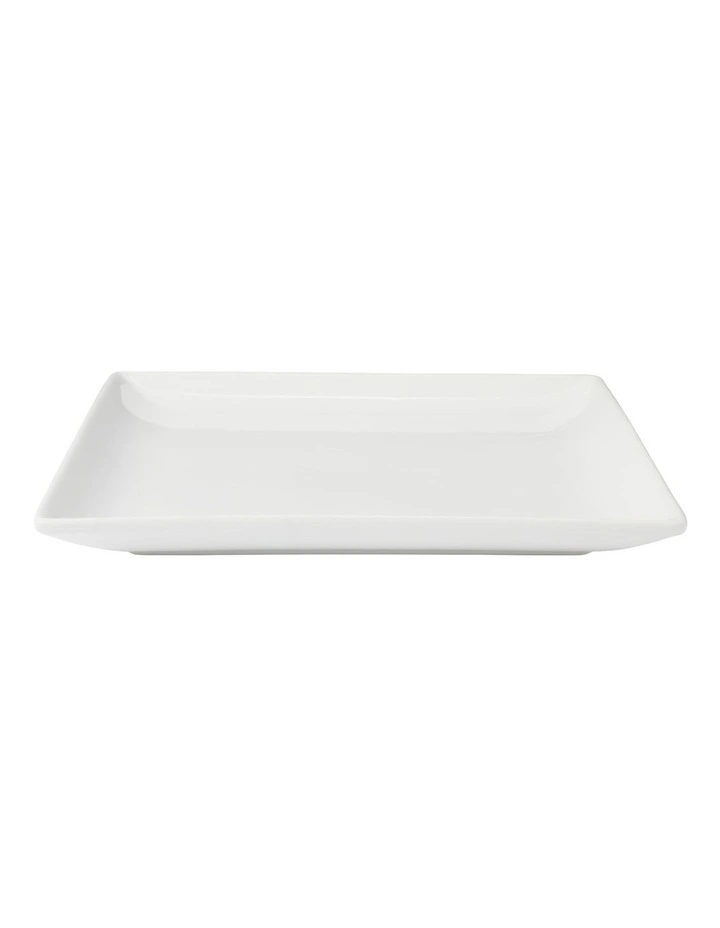 Banquet Square Platter 35cm Gift Boxed in White image 2