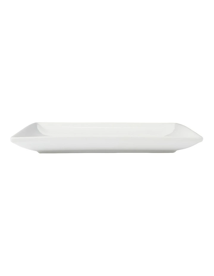 Banquet Square Platter 35cm Gift Boxed in White image 3