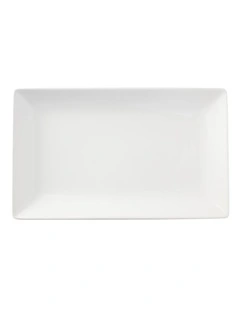 Banquet Rectangular Platter 43x26cm Gift Boxed in White