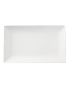 Banquet Rectangular Platter 43x26cm Gift Boxed in White