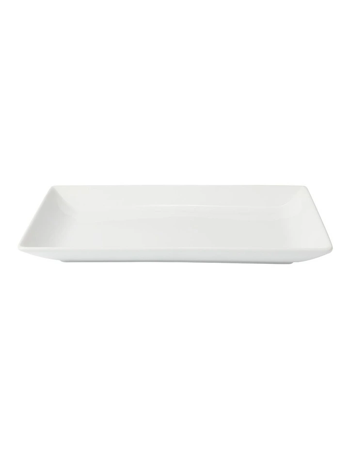 Banquet Rectangular Platter 43x26cm Gift Boxed in White image 2