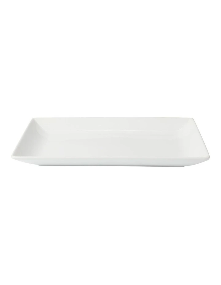Banquet Rectangular Platter 43x26cm Gift Boxed in White image 2