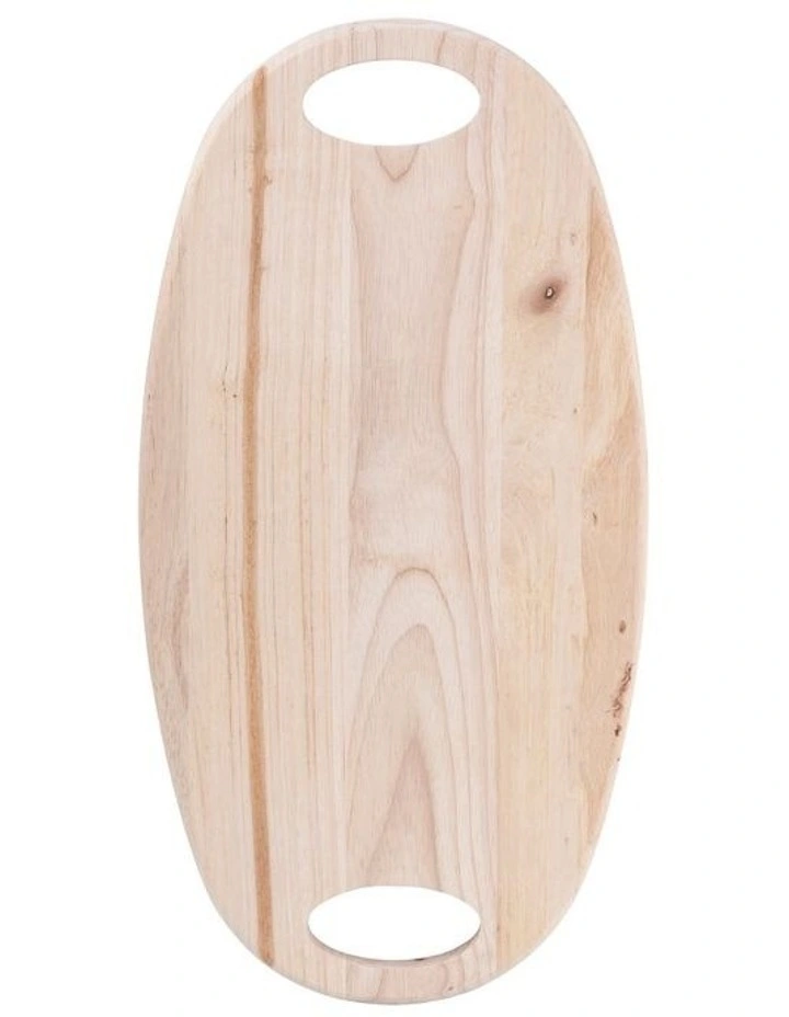 Graze Oval Serving Board 48x25x2cm in Natural image 1