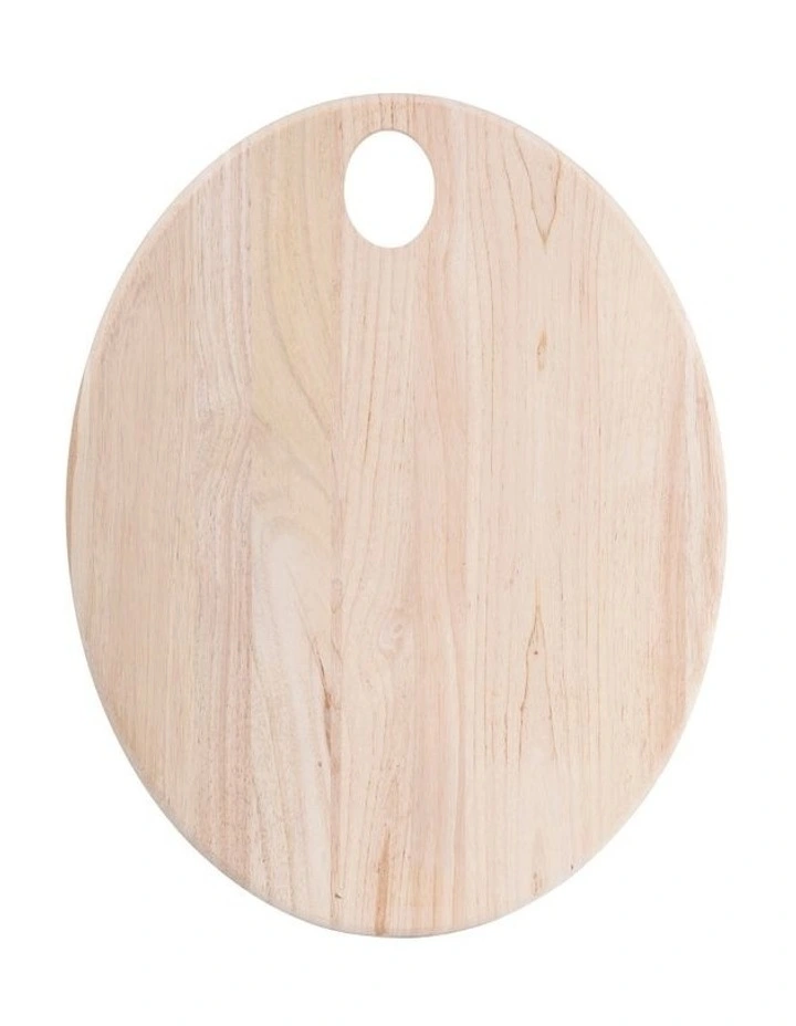 Graze Oval Serving Board 47x37x2cm in Natural image 1