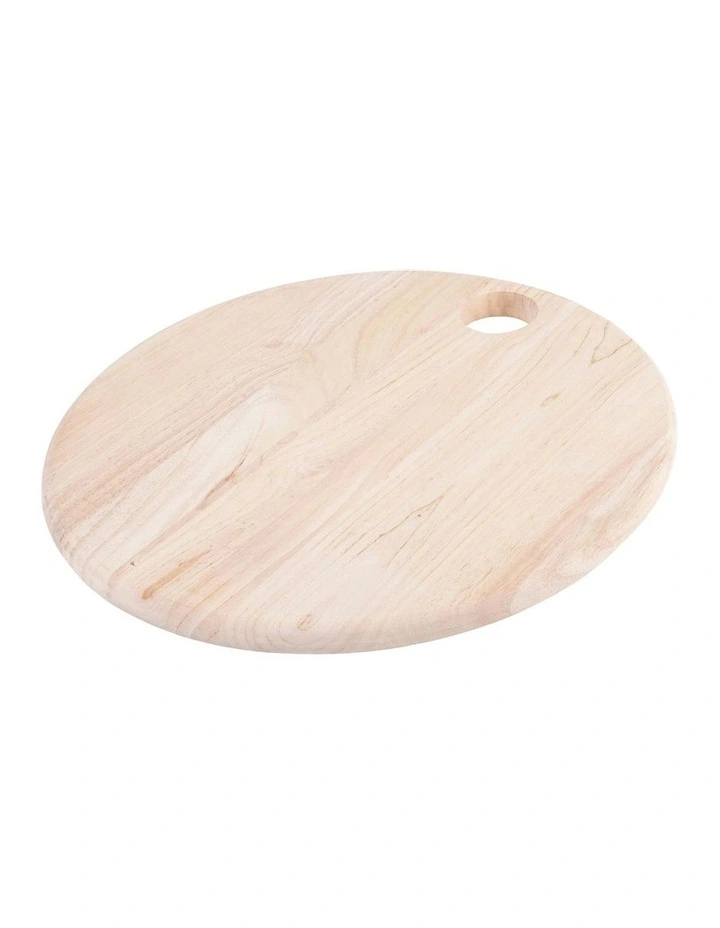 Graze Oval Serving Board 47x37x2cm in Natural image 2