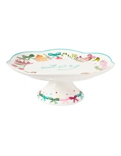 Maxwell & Williams Fa la la Footed Cake Stand 28cm Gift Boxed