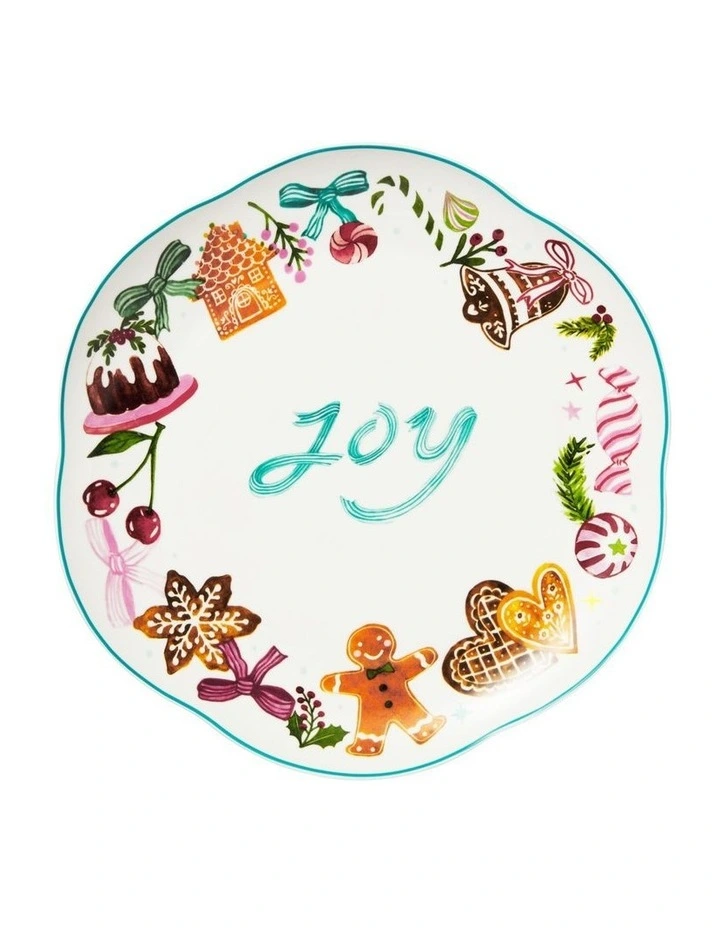 Maxwell & Williams Fa la la Footed Cake Stand 28cm Gift Boxed image 3