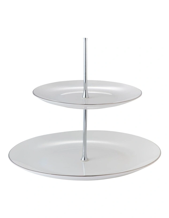 3 Tiered Cake Stand in Platinum image 3