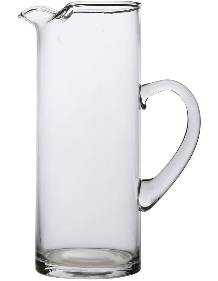 Diamante Cylindrical Water Jug 1.5L in Clear image 1