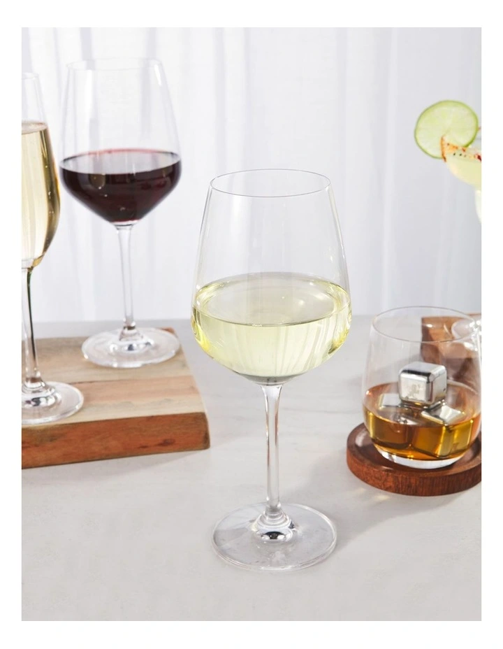 Manhattan Wine Glass 515ml Set of 6 Gift Boxed in Clear image 6