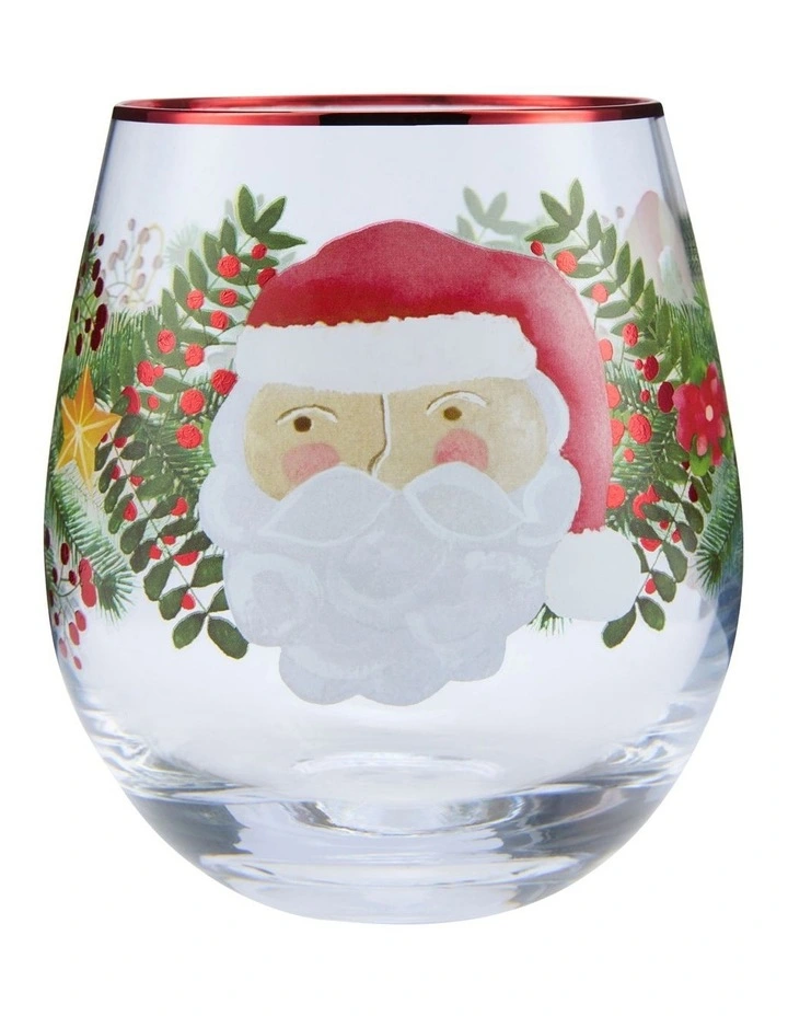 Tis The Season Stemless Glass Set of 2 in Multi image 3