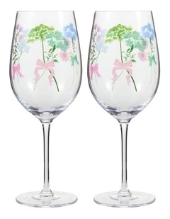 Cherish Wine Glass 580ml Set of 2 in Multi