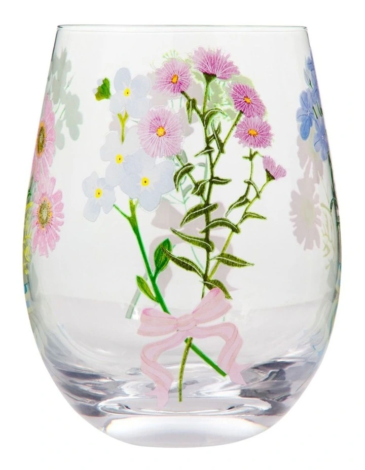 Cherish Stemless Glass 550ml Set of 2 in Multi image 2