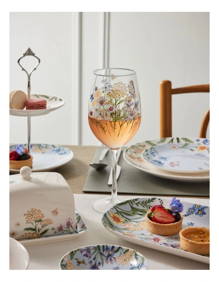 Fluttering Meadow Wine Glass 500ML Set of 2 Gift Boxed image 4
