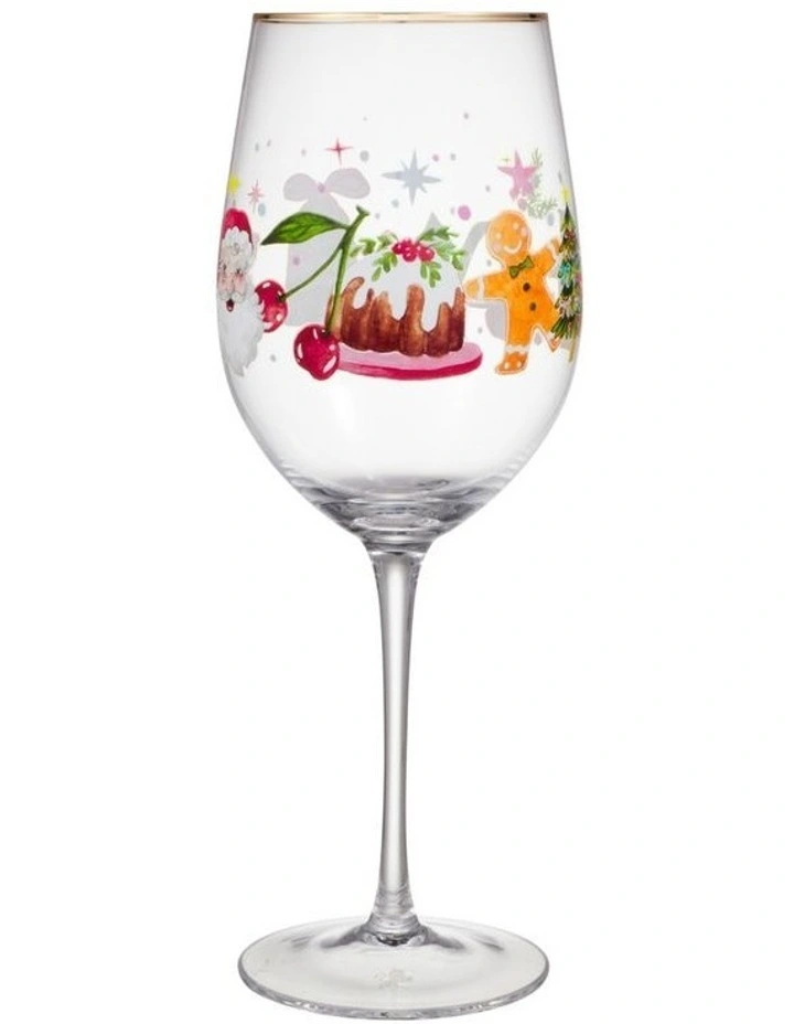 Fa la la Wine Glass 580ML Set of 2 Gift Boxed image 4
