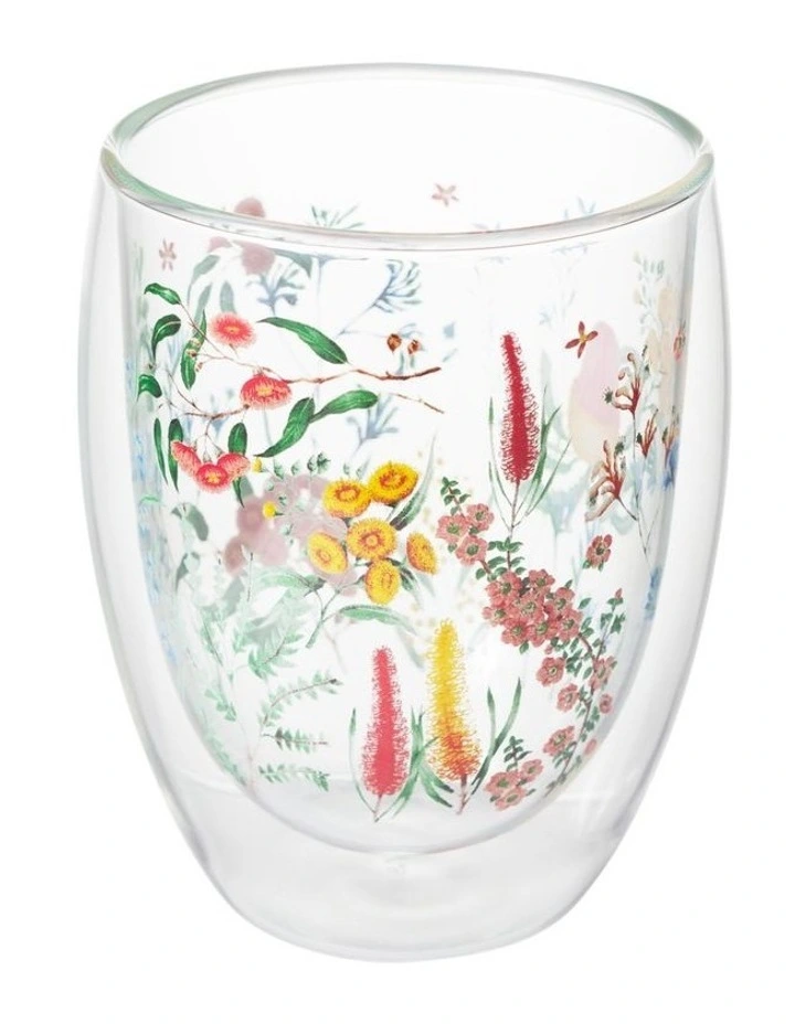 Blend Honey Wattle Double Wall Mug 350ML Set of 2 Gift Boxed image 2