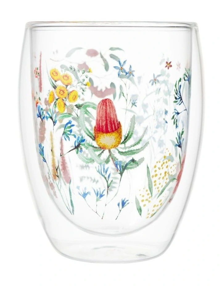 Blend Honey Wattle Double Wall Mug 350ML Set of 2 Gift Boxed image 3