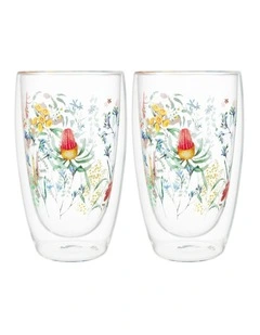 Blend Honey Wattle Double Wall Cup 260ML Set of 2 Gift Boxed