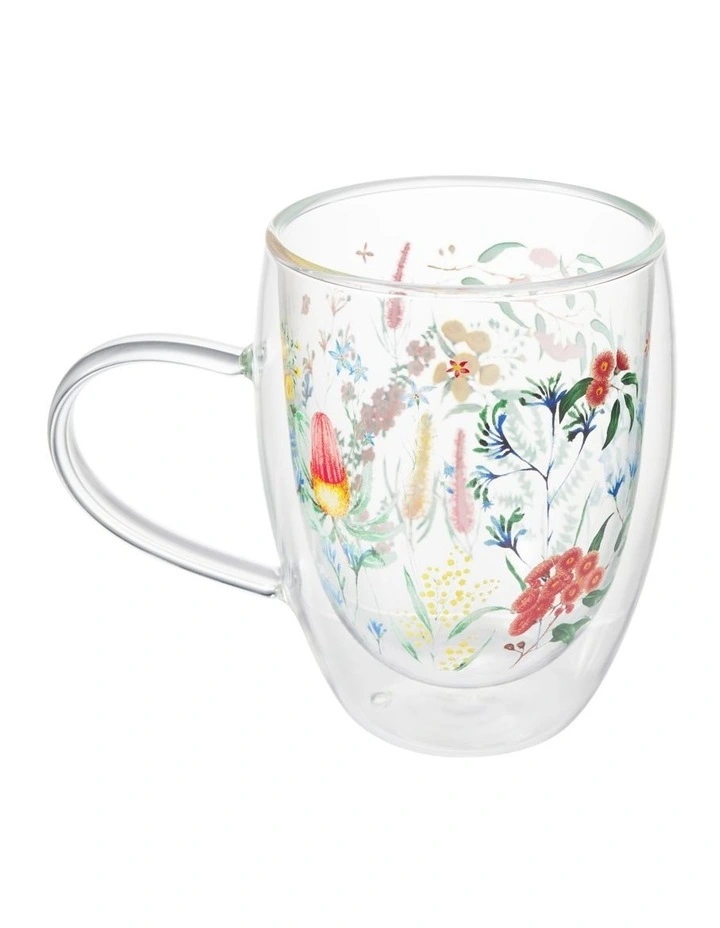 Blend Honey Wattle Double Wall Cup 350ML Set of 2 Gift Boxed image 2