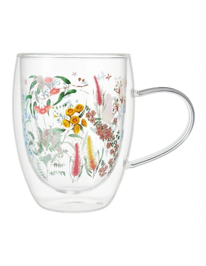 Blend Honey Wattle Double Wall Cup 350ML Set of 2 Gift Boxed image 3