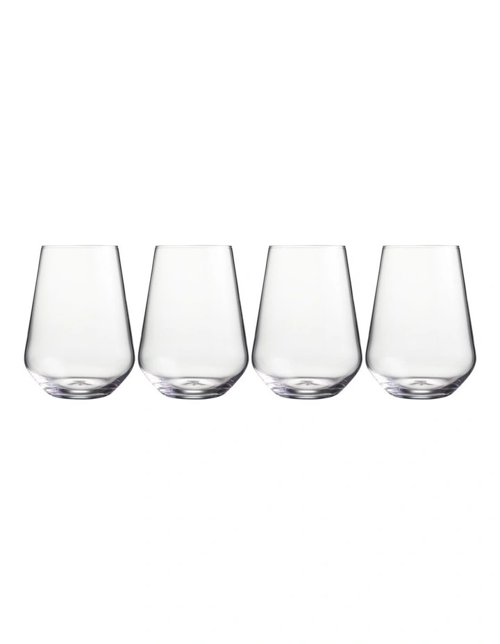 Eterna Stemless Glass 510ml Set of 4 Gift Boxed image 1