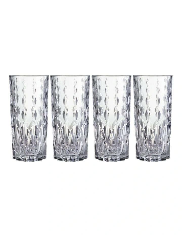 Francesca Highball 340ml Set of 4 Gift Boxed image 1
