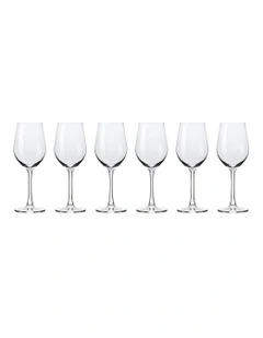 Cosmopolitan Wine Glass 345ml Set of 6 Gift Boxed