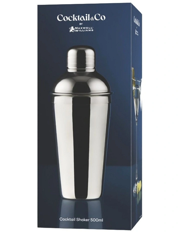 Cocktail & Co Cocktail Shaker 500ml Stainless Steel Gift Boxed image 3