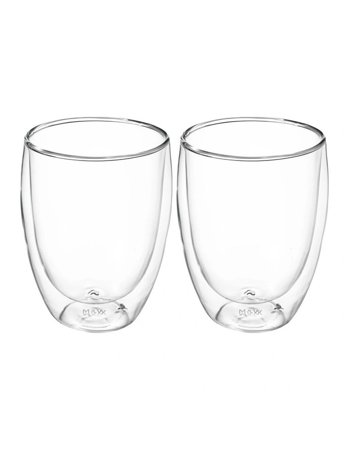 Blend Double Wall Cup 350ml Set of 2 in Clear image 1