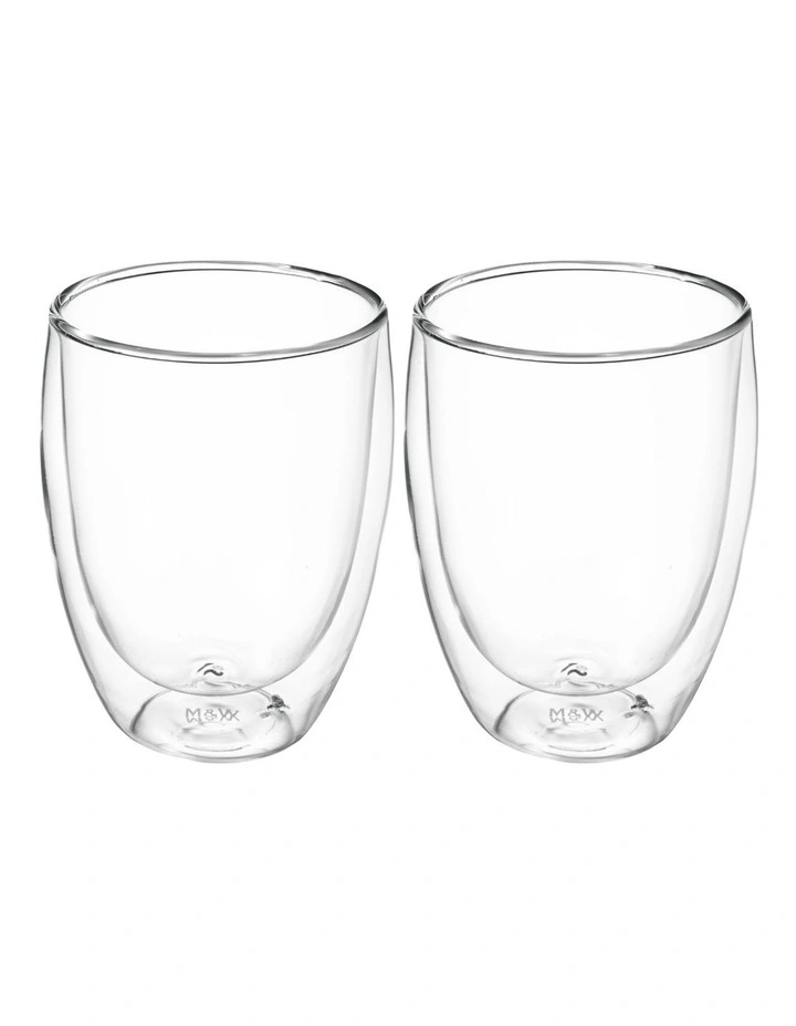 Blend Double Wall Cup 350ml Set of 2 in Clear image 1