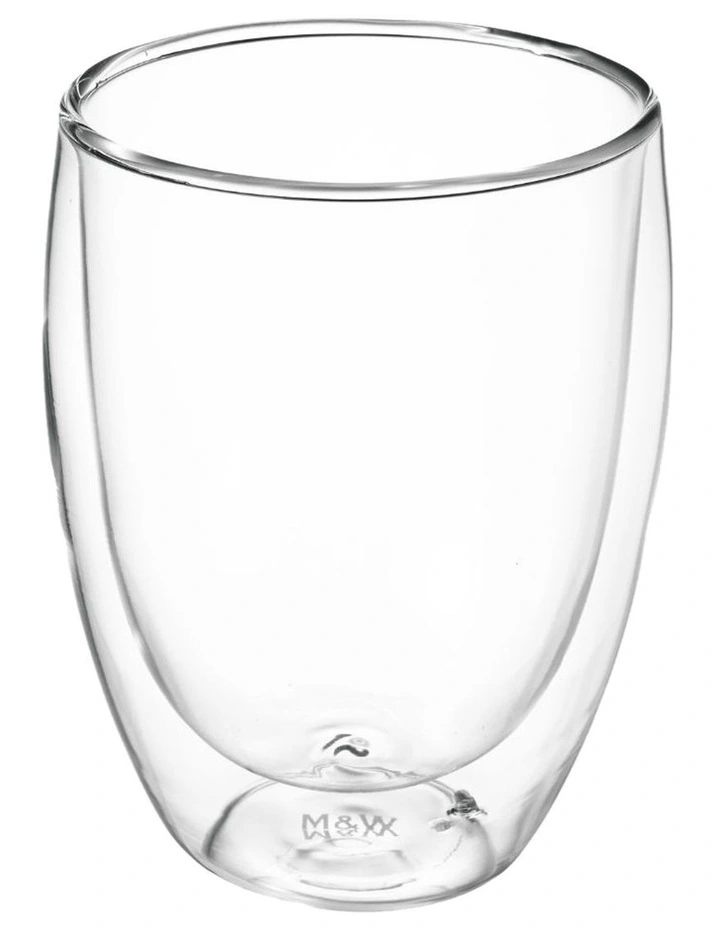 Blend Double Wall Cup 350ml Set of 2 in Clear image 2