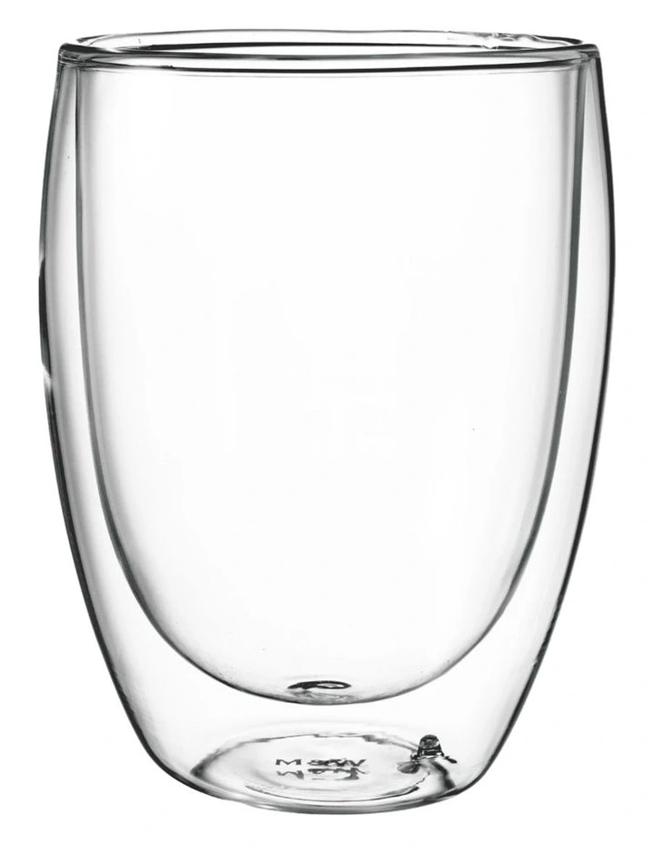 Blend Double Wall Cup 350ml Set of 2 in Clear image 3