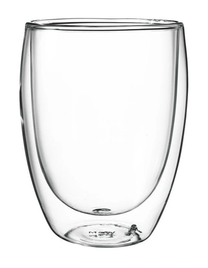 Blend Double Wall Cup 350ml Set of 2 in Clear image 3