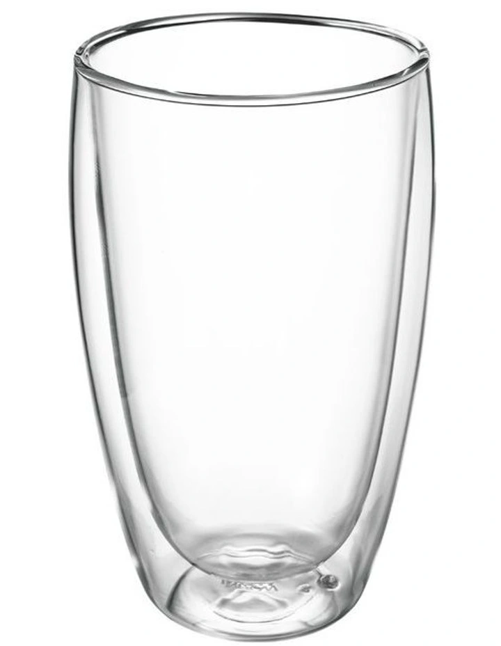 Blend Double Wall Cup 450ml Set of 2 in Clear image 2