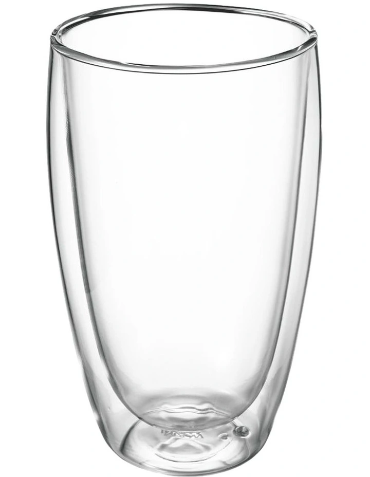 Blend Double Wall Cup 450ml Set of 2 in Clear image 2